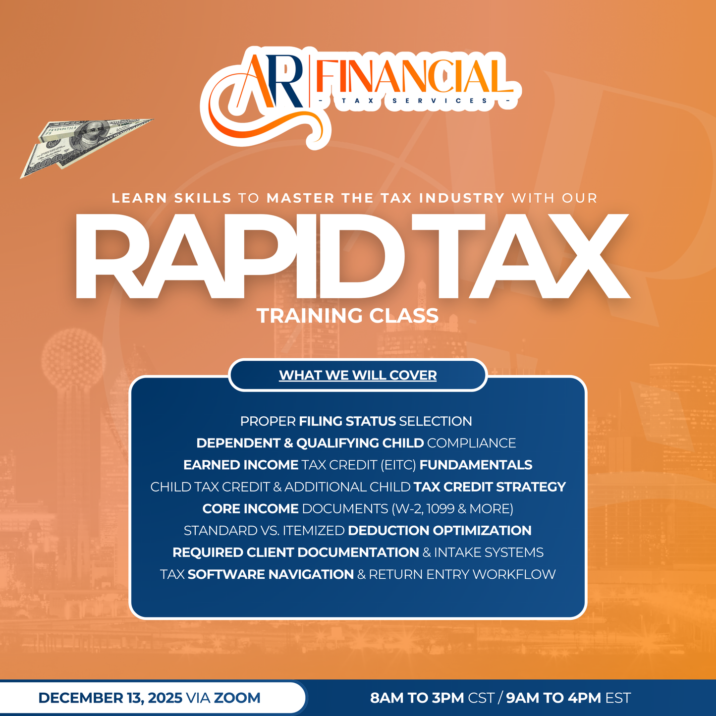 Rapid Tax Training Class