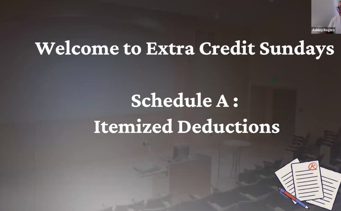 ITEMIZED DEDUCTIONS - SCHEDULE A (REPLAY)