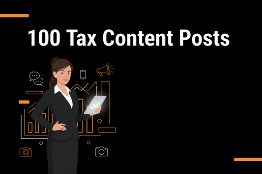 remove logo, and other text except 100 tax content post