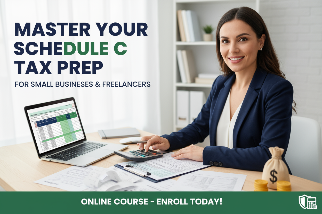 Schedule C (Replay)

This training walks through Schedule C from start to finish — expenses, red flags, due diligence, and how to confidently handle small business returns without fear.